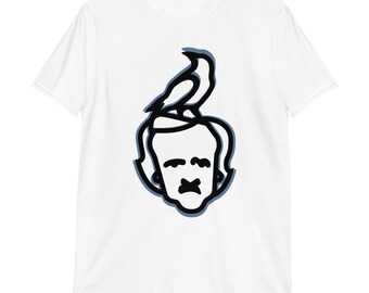 Edgar Allan Poe T-Shirt, The Raven T-Shirt, Literature Graphic Tee, Poe Gift