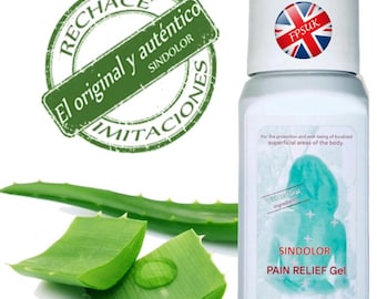 Gel roll-on analgésico Sindolor 60 ml Terapia de frío y calor Acción rápida para el dolor de espalda, articulaciones y músculos Ingredientes a base de aloe vera España