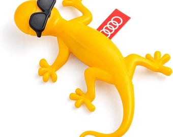 Original Audi scented gecko yellow sunglasses tropical fruits air freshener NEW