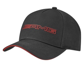 Official Mercedes-Benz AMG Baseball cap Black Red Logo One size Adult