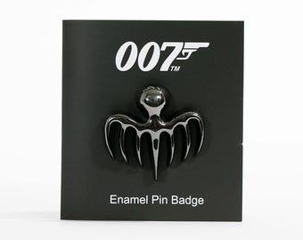 007 James Bond Iconic SPECTRE Logo symbol Enamel Metal Pin Badge Gift packaging OLP