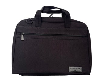 007 James Bond officiële merchandise uit de film Spectre Satchel Messenger 17" Inch Laptop Tablet schoudertas Handtas Zwart Nieuw Cadeau