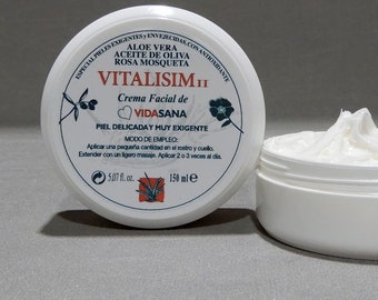 Vitalisim Anti-ageing Face Body Hand Cream Snail Slime Hydrating Toning Soothing Aloe Vera Olive Rosehip Collagen Oil 150 ml Cruelty Free