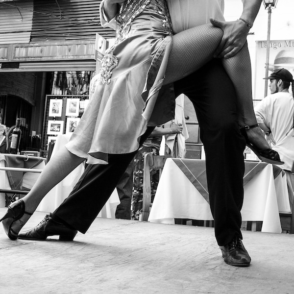 Tango Buenos Aires La Boca Photography Photo Print Digital Print Wall Art Dance Urban Dance