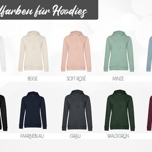 Mama Hoodie personalisiert mit Namen der Kinder und Geburtsjahr perfekt für den Muttertag, Babyshower oder zur Geburt Geschenke für Sie Bild 4