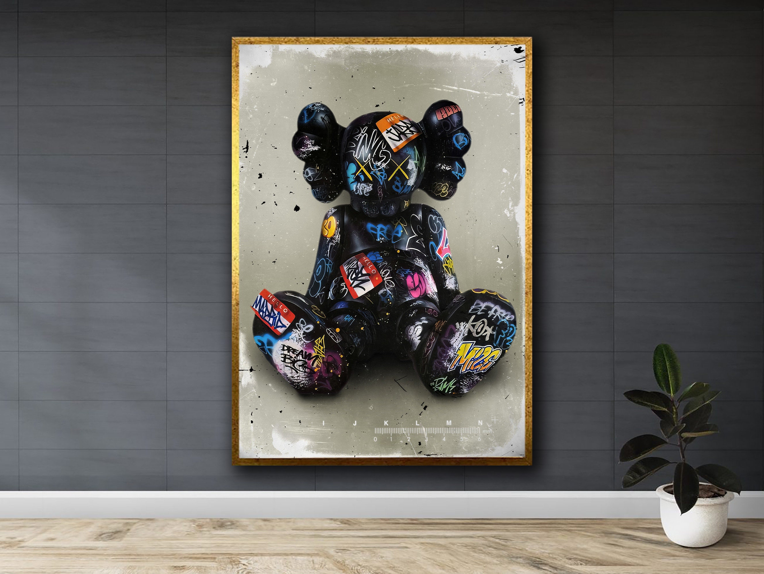 Japan b-bearbrick Poster Prints Wall Pictures Living Room Home