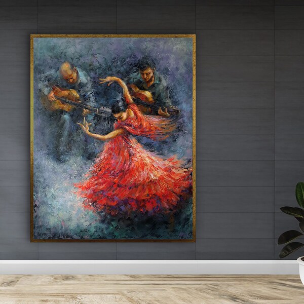 Flamenco Dancer Art Etsy