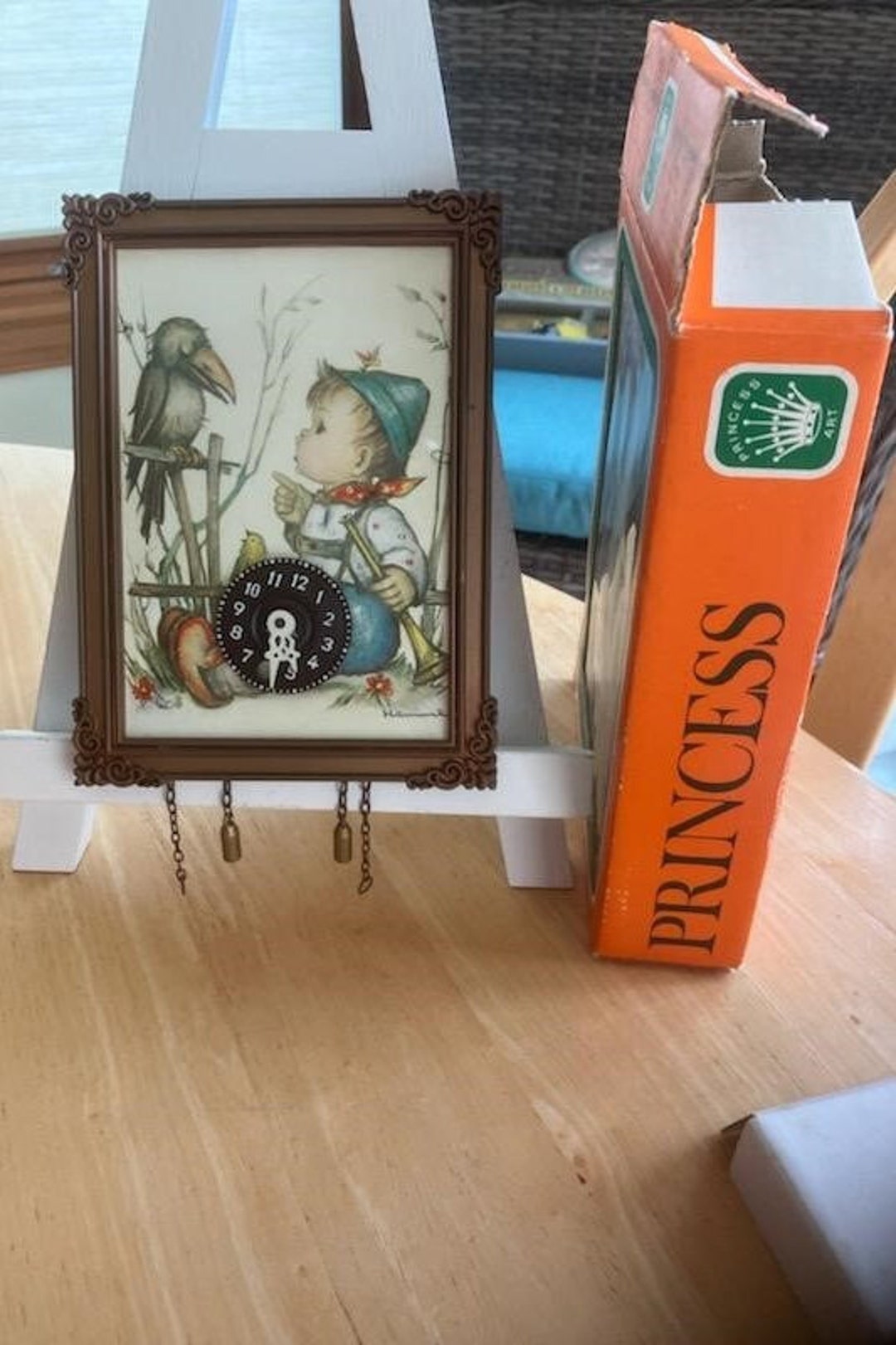 Vintage Hummel Clock Made in West Germany Princess Etsy