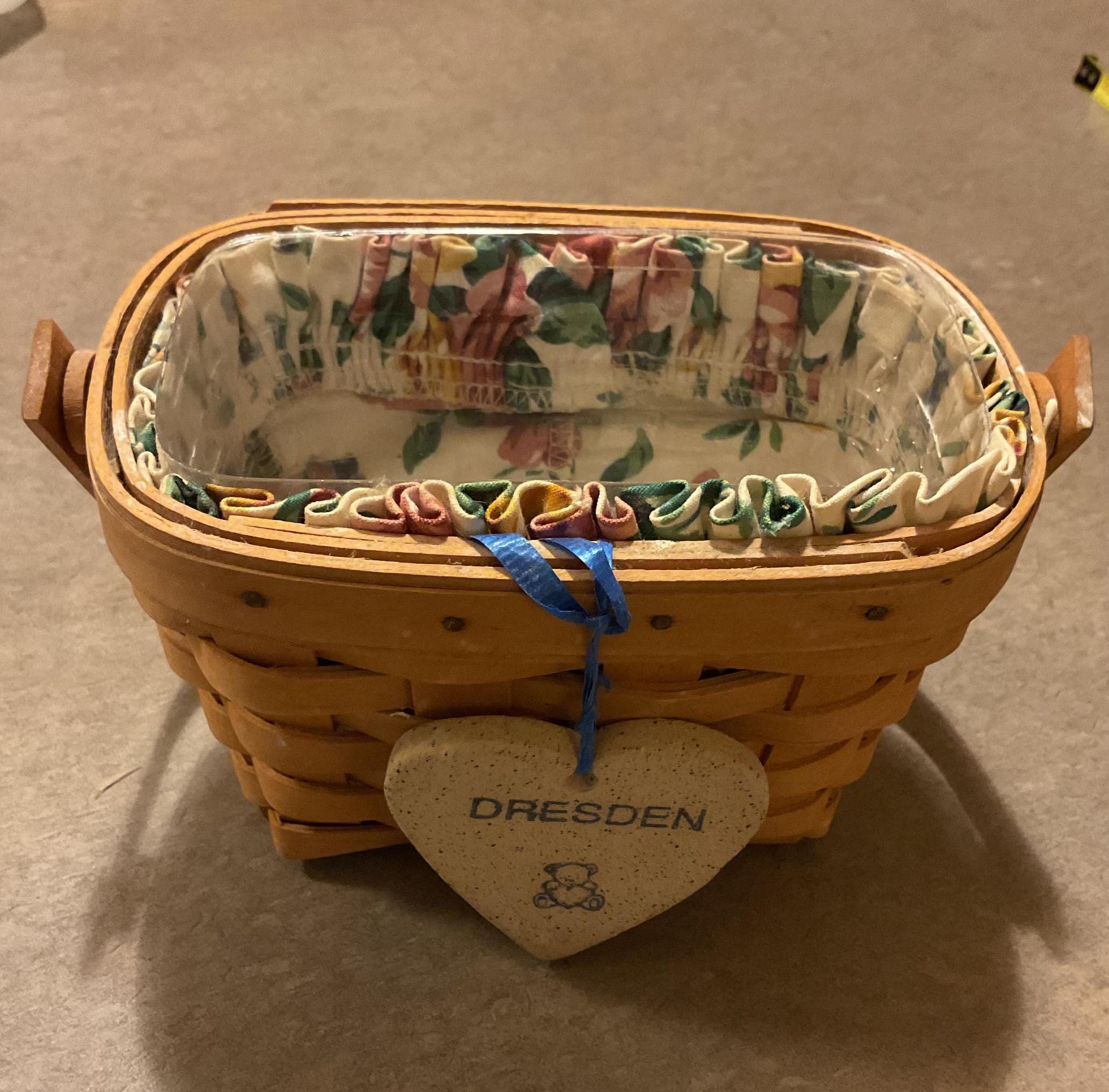 Longaberger Heart Baskets - Etsy
