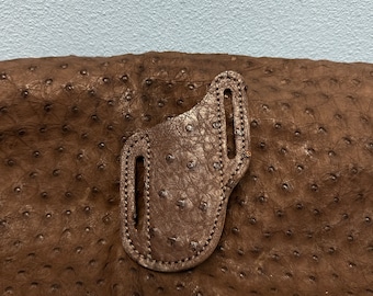 Ostrich knife sheath