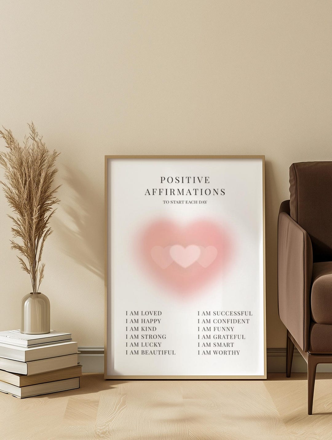 Positive Affirmations Wall Art Printable | Teen Girl Affirmation Poster ...