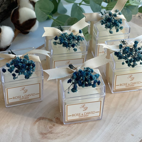 Wedding Candle Favors for Guest, Engagement Candle Favors, Wedding Gift, Baptism Candle Favors, Bridal Shower Gift, Quince Favors