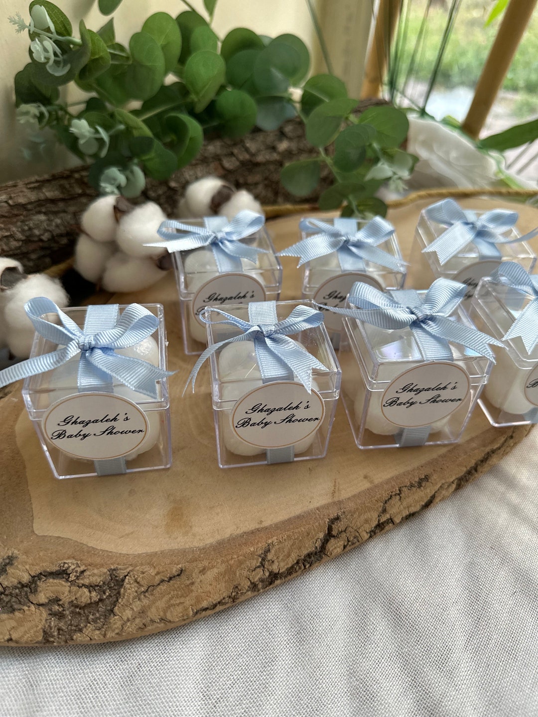 Personalized Wedding Candle Favors for Guest, Engagement Candle Favors