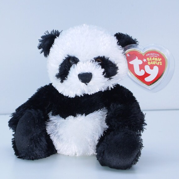 Panda top beanie baby