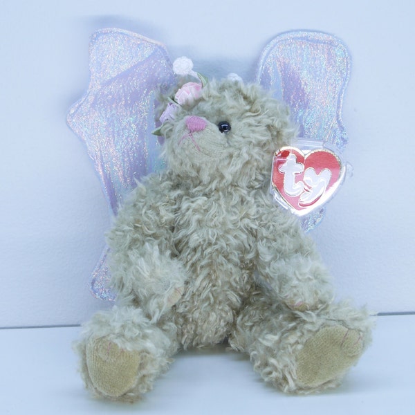 Rafaella the Fairy Bear (Creased Swing Tag) - TY Attic Treasures