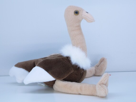 Stretch the Ostrich 1997 TY Beanie Baby Etsy