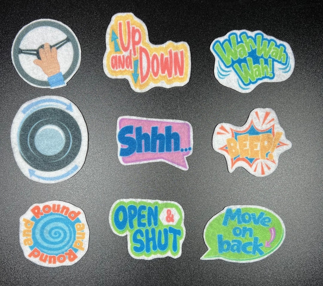 Wheels on the Bus Felt Story Set, Flannel Board Pieces, Imagination