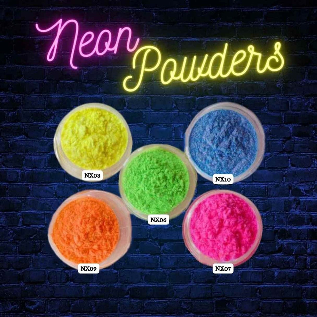 Nail Powder Neon Pigment 1 Gram - Etsy