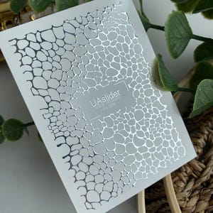 Nail Water Decal Silver FOIL/ Water Ripples Wraps/ Geometric Wave / Bubble Nails /Waterslide / Nail Waterslide Decals/ Nail Art/