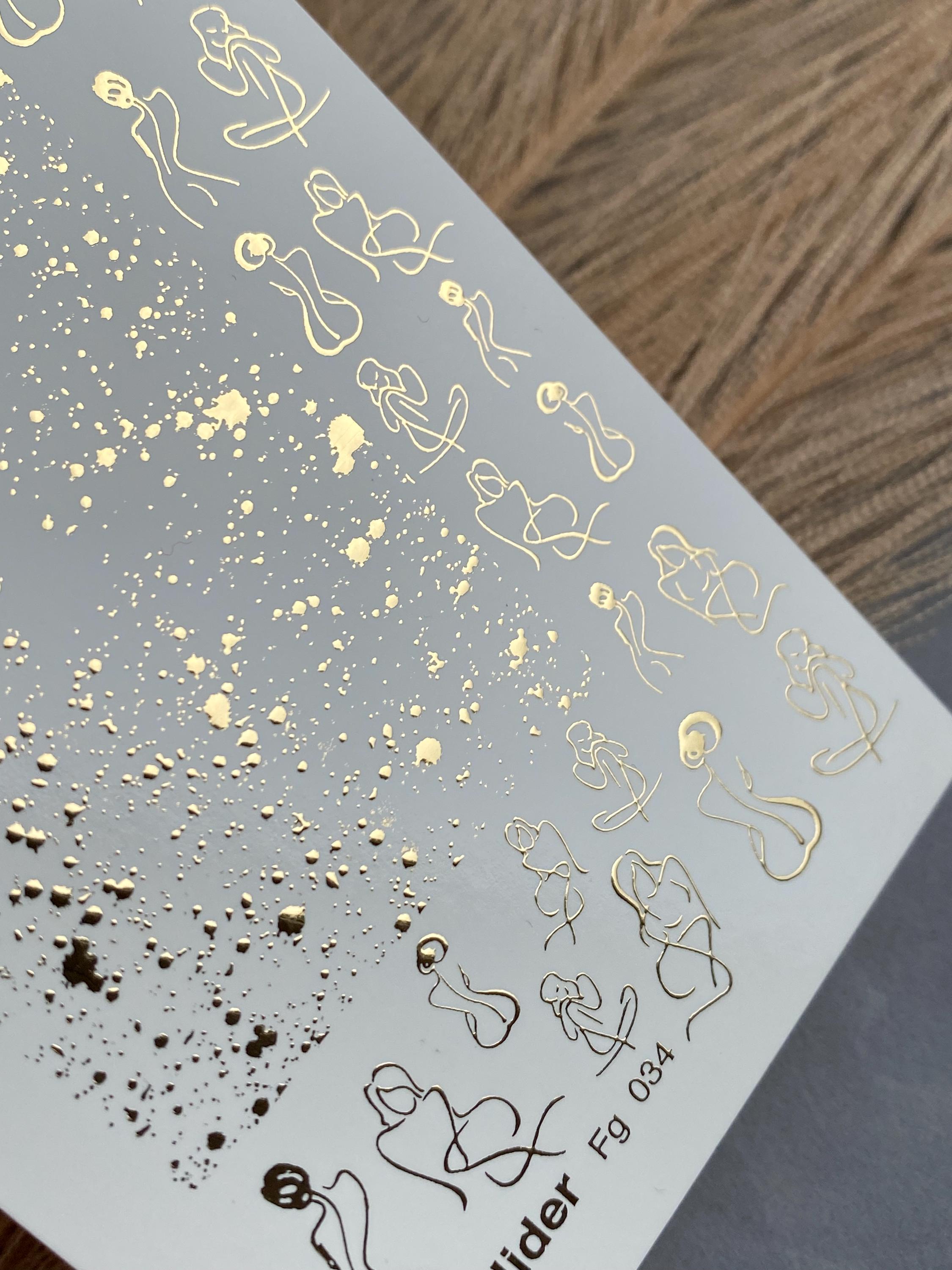 Nagelaufkleber 30 Blätter – Dünne Sticker Für Nageldesign, Wasserlöslich