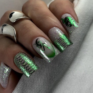 Nail Water Decal / Snake / Snake skin art/Snake print / Year of the snake / metallic/ Waterslide / Nail Waterslide Decals/ Nail Art/ Decals