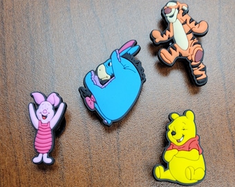 Pooh and friends croc charms