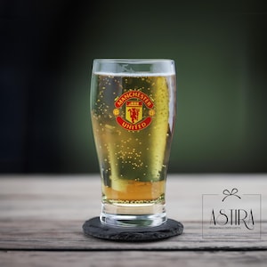 Man utd pint glass - Etsy 日本