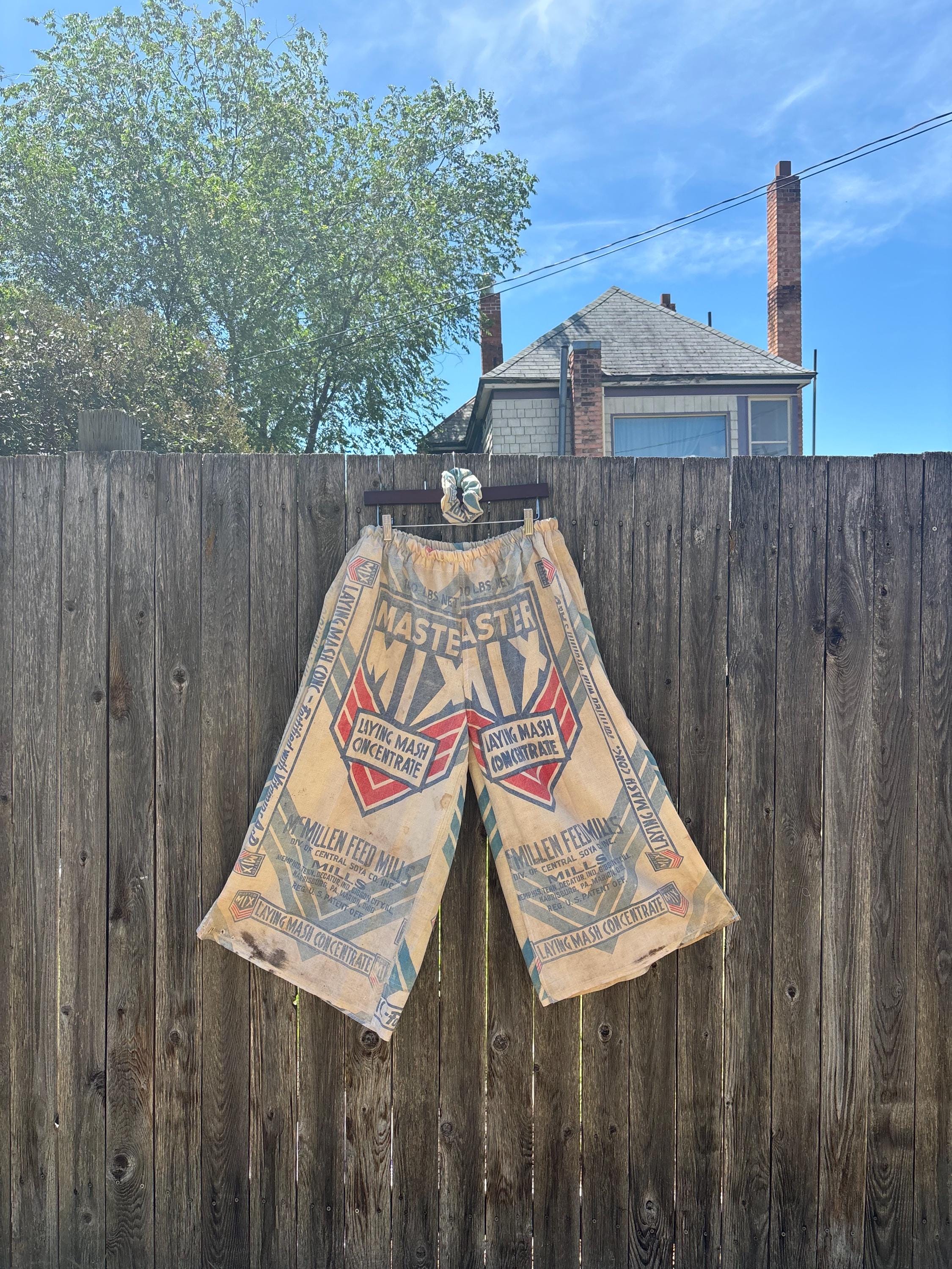 パンツ Vintage feed sack shorts Vintage Feed Sack Short Pants MADE IN USA [E30238] – GROGGROG