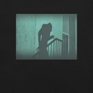 Nosferatu: A Symphony of Horror (1922) - Shadow Vintage Movie Image Unisex Cotton T-shirt