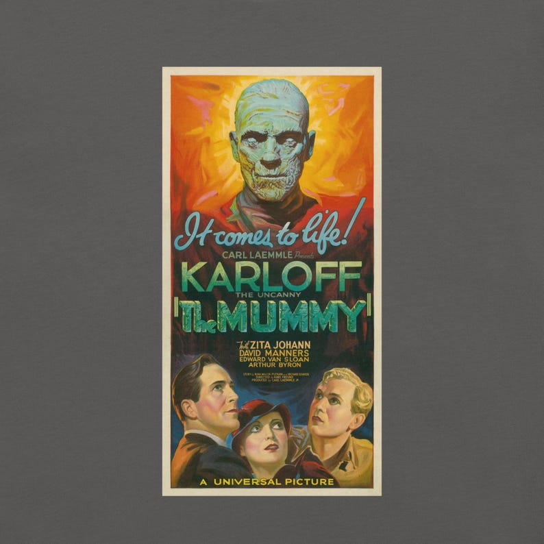 The Mummy (1932) - Boris Karloff Special Vintage Movie Poster Unisex ...