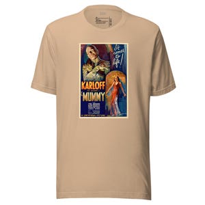 The Mummy (1932) - Boris Karloff Vintage Movie Poster Unisex Cotton T ...