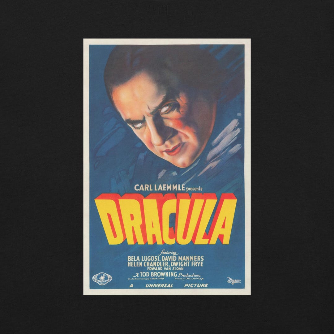 Sweatshirt Unisexe Horror Bela Lugosi Dracula – Vampire, Chauve-souris – Noir – Neuf Sans étiquettes