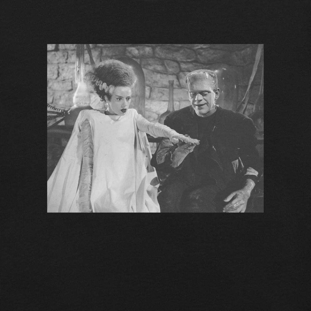Bride of Frankenstein (1935) - Elsa Lanchester & Boris Karloff Helping ...