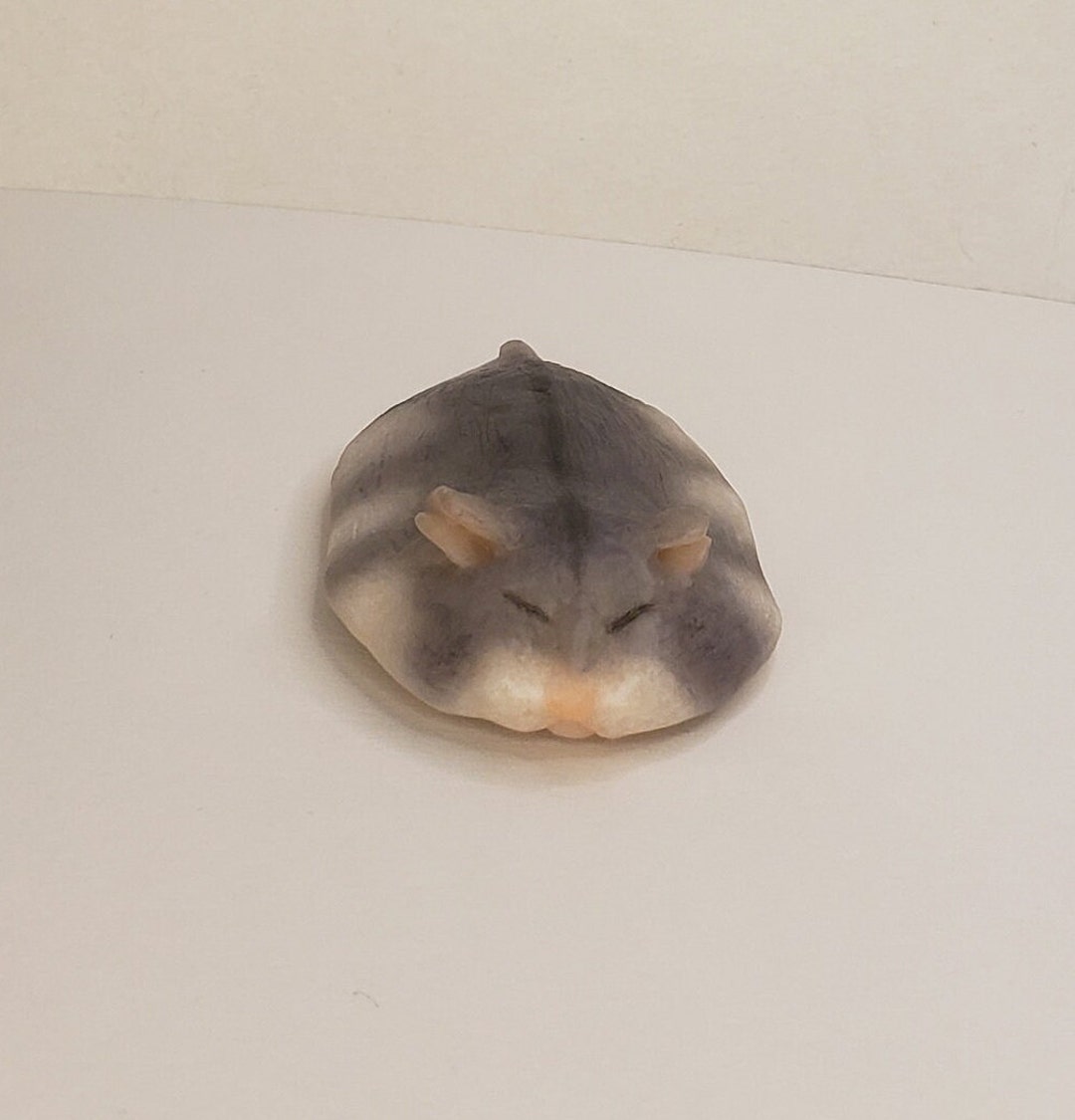 Grey Pancake Dwarf Hamster Handmade Polymer Clay Etsy