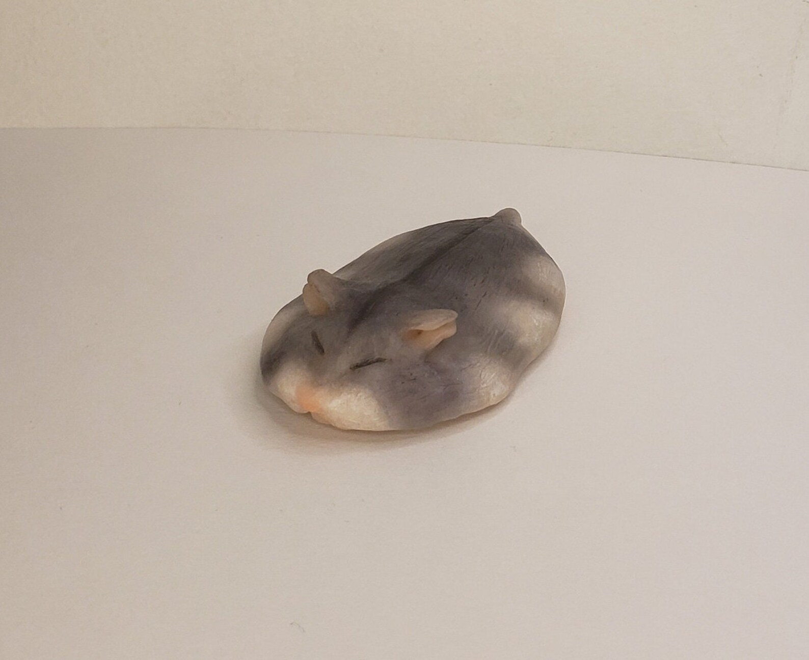 Grey Pancake Dwarf Hamster Handmade Polymer Clay Etsy