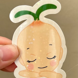 Sprout Sonny Angel Sticker - Glossy Holo Star Sticker