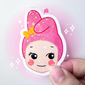 My Melody Sonny Angel Sticker - Kawaii Glossy Holographic Sticker