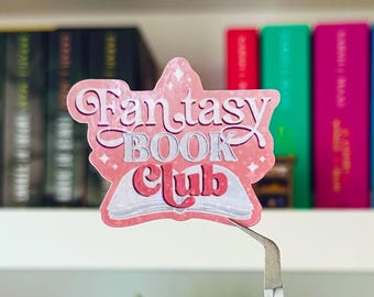 Fantasy Book Club Starry Holo Sticker
