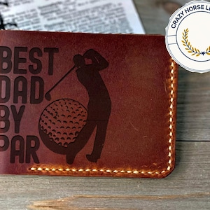 Regalo para amantes del golf, regalo para deportistas, regalos de Navidad para golfistas, regalo, billetera personalizada para hombre, regalo de agradecimiento para golfistas