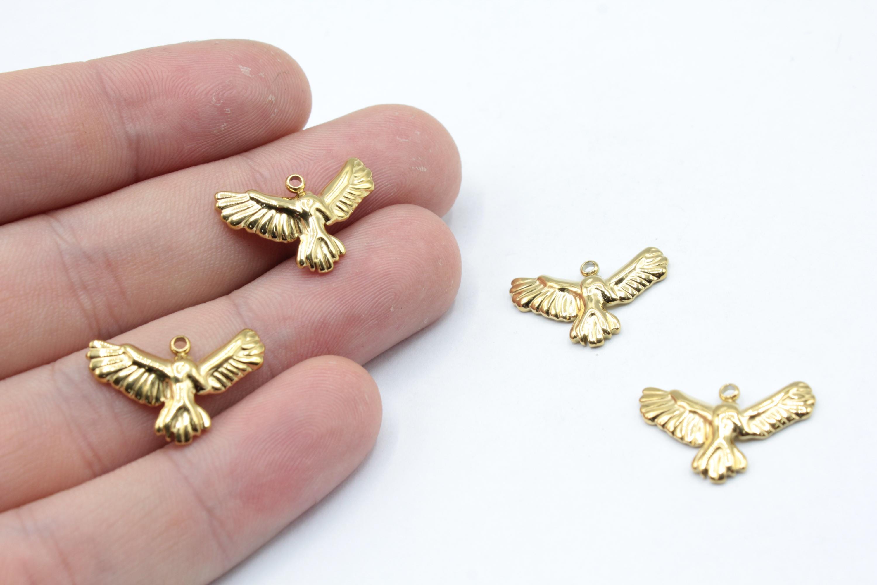 人気商品・限定商品ばかりの「超得 半額福袋」が販売開始 18K Gold Charm Animal Charm, Eagle Tiny Steel Stainless アクセサリー