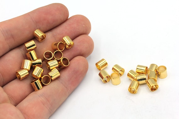 1000 Distanziatori Dorati Per Braccialetti - Perline Rotonde In Metallo, Per Fai Da Te Gioielli - Foto 7