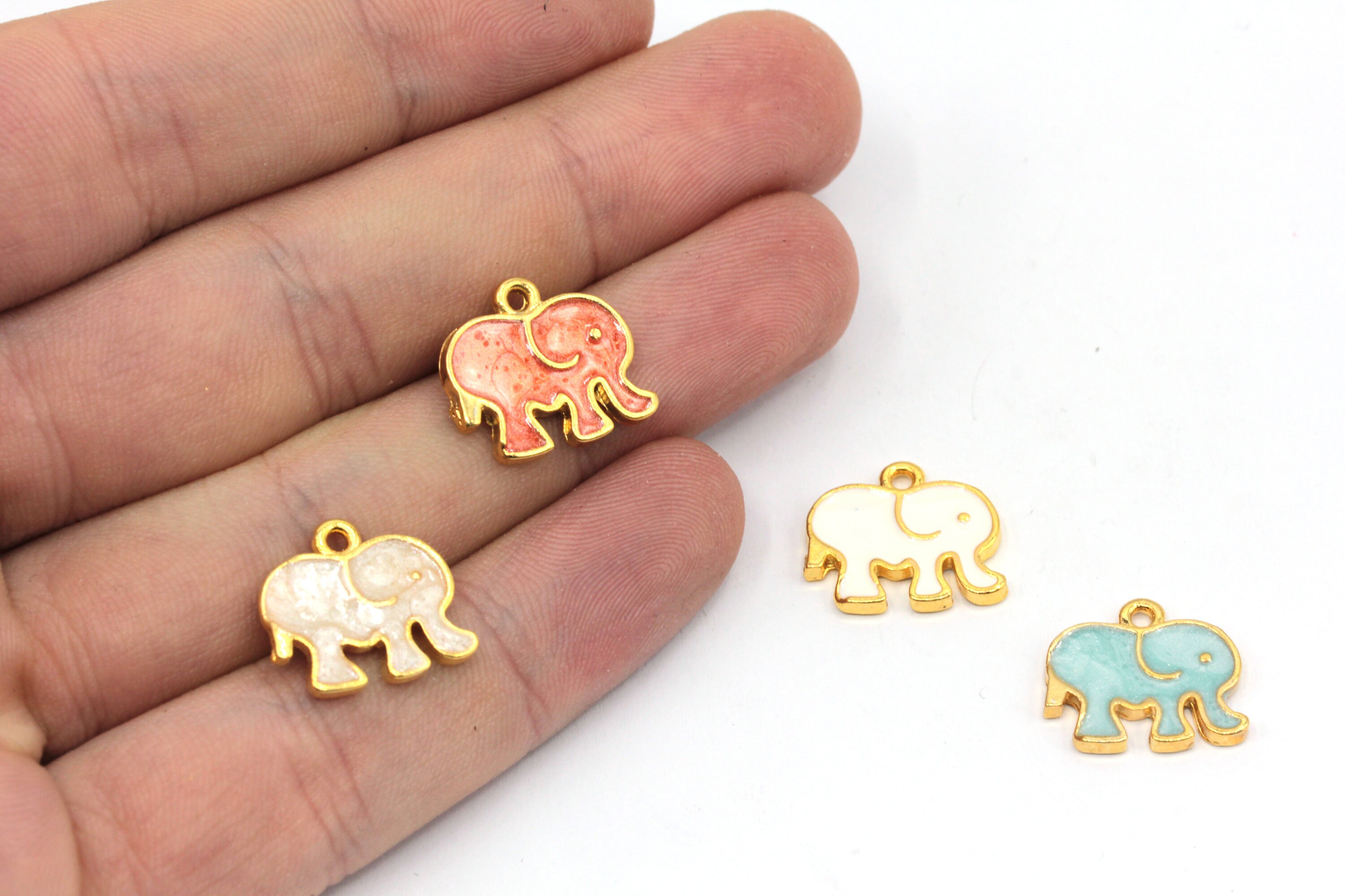 Stainless Steel Elephant Animal Charms Gold, Silver Elephant Pendant Bead  Jewelry Accessories – the best products in the Joom Geek online store