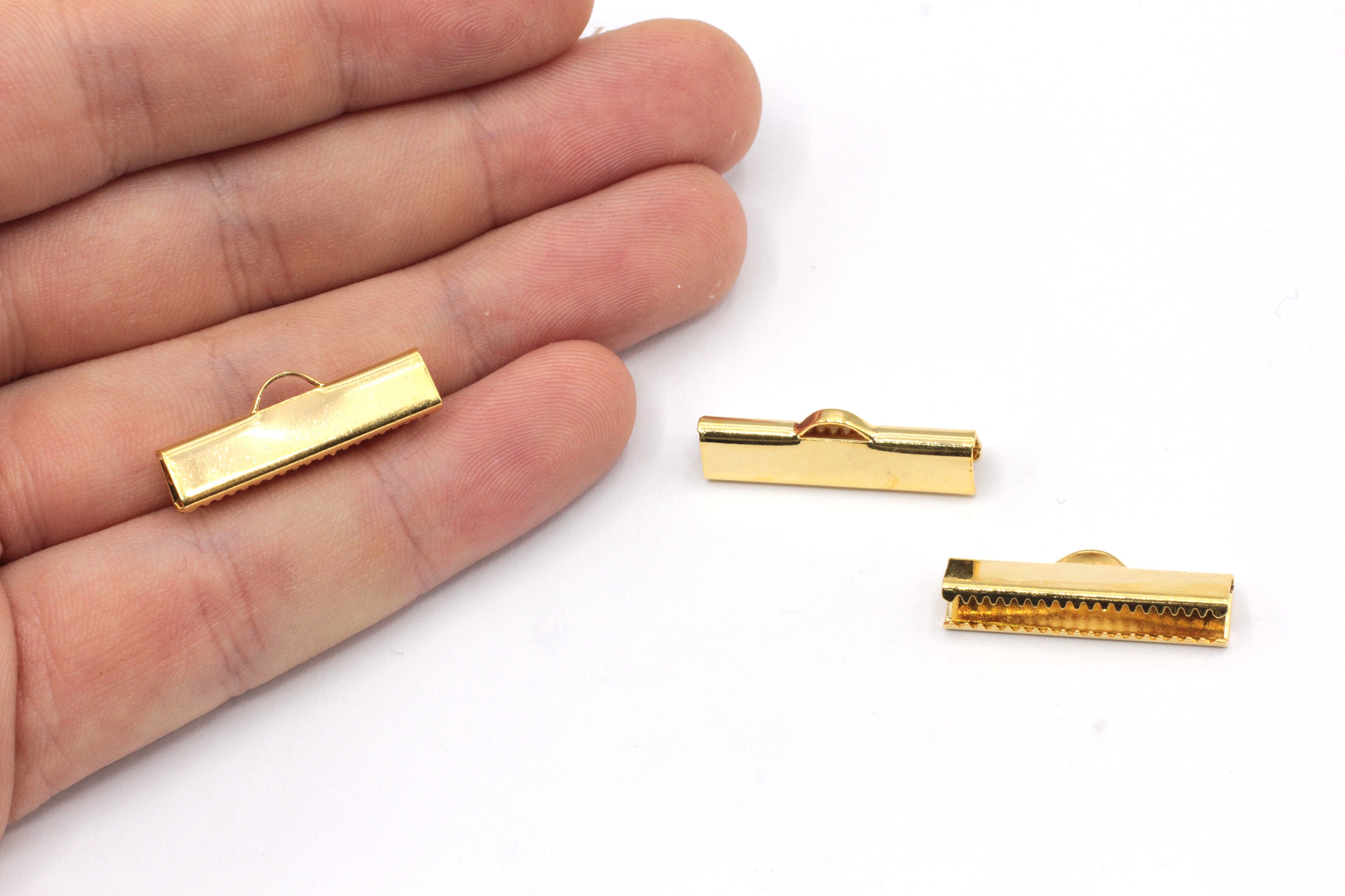 Ribbon End Crimps 500 Pcs Tube Crimp Beads, Crimp Beads