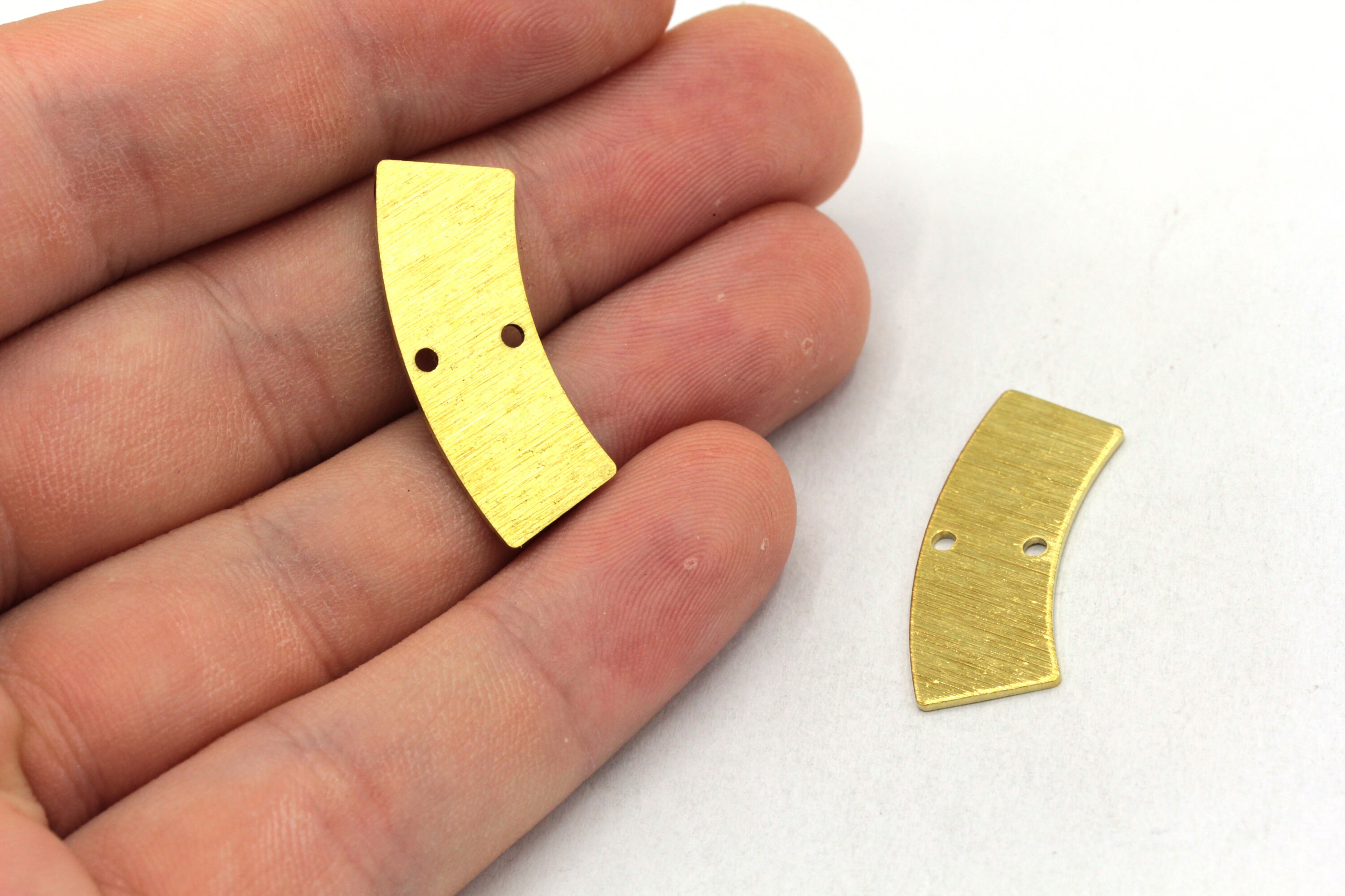 10x28mm Brass Textured Arch Charm, C Shape Pendant, Bridge Shape Charm, Earring Pendant, Earring Finding, Brass Findings, RW496