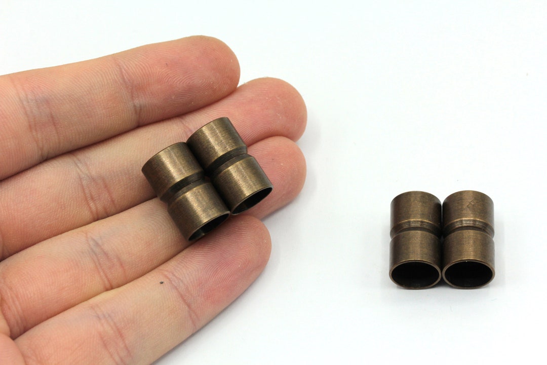 9mm Inner Size Antique Copper Super Strong Clasps, Leather