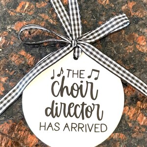 Choir Director Ceramic Christmas Ornament, Choir, Music, funny, worship ornament, religious ornament, school choir director ornament