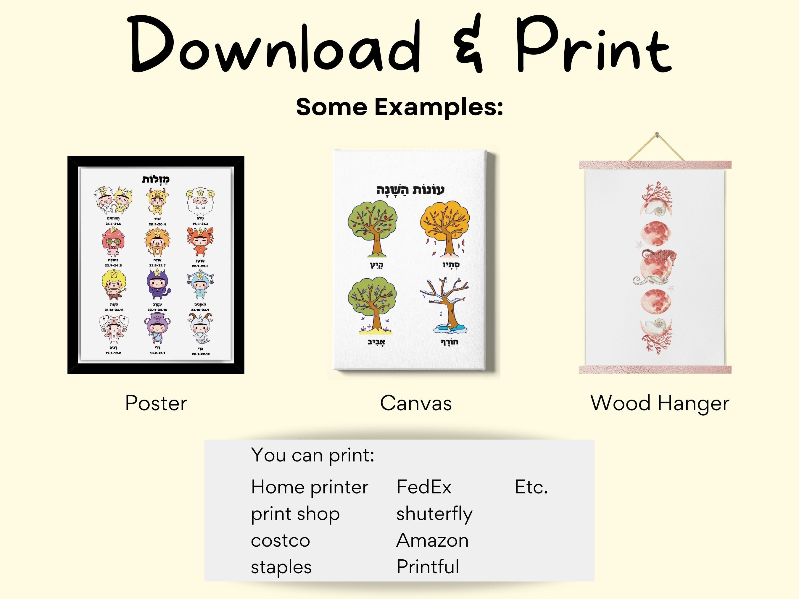 Days of the Week Printable Montessori Poster Kids Learning - Etsy