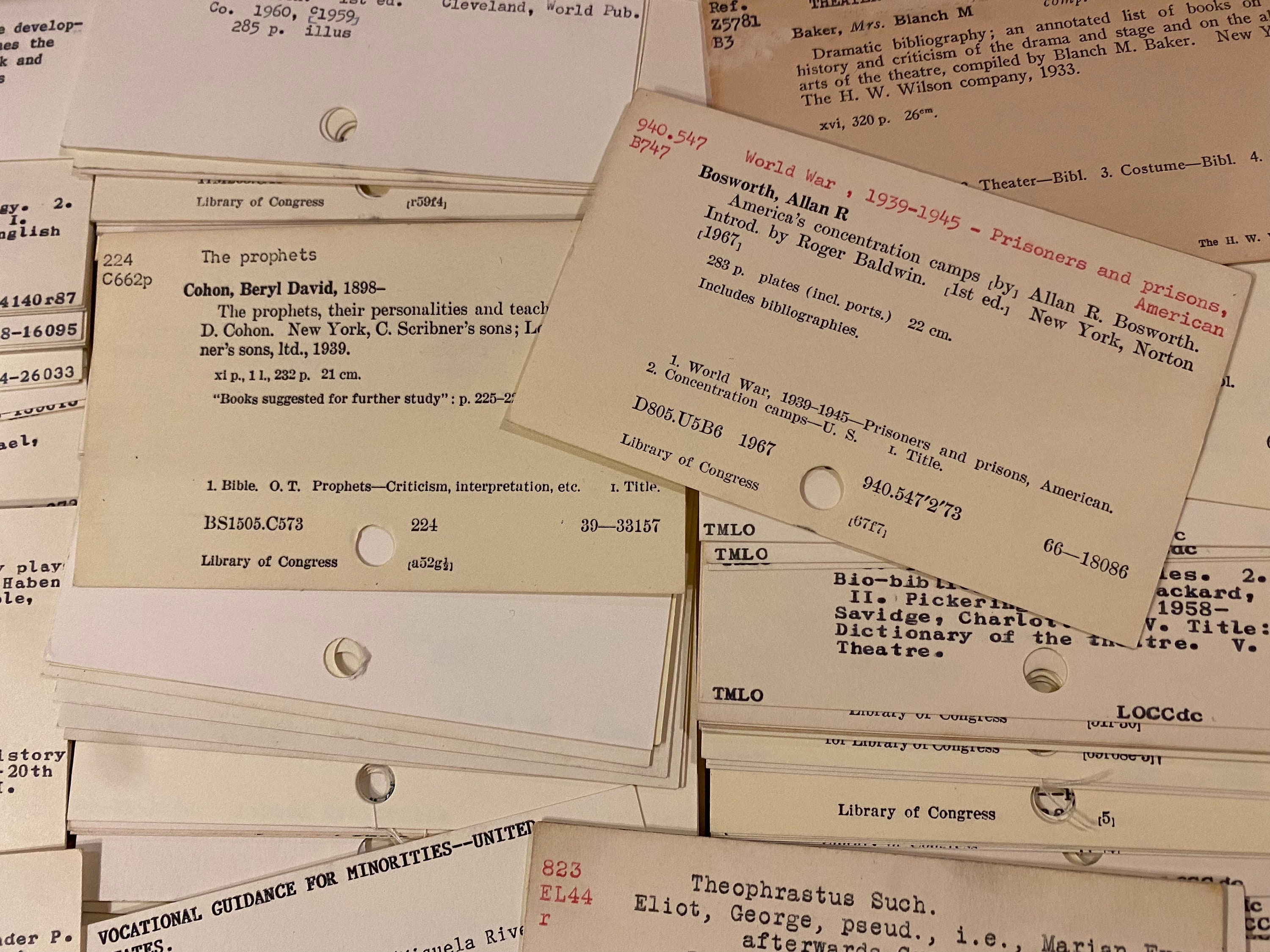 Lot of 400 Card Catalog Cards Vintage Library Scrapbooking Etsy