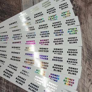 CUSTOM LOGO - Foil Waterslide Decal - Custom Logo Request - Physical Product