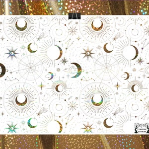 Foil Waterslide - Sun & Moon Pattern 1 - Patterns/Wraps - Physical Product